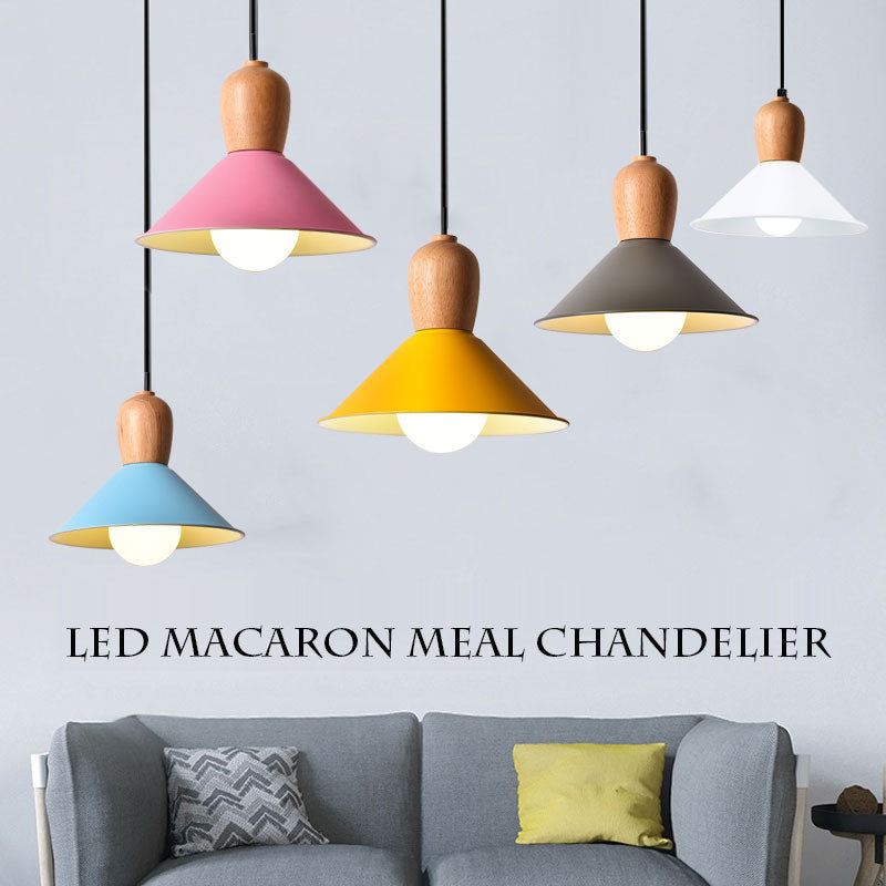 Retro Design Modern Colored Ceiling Light