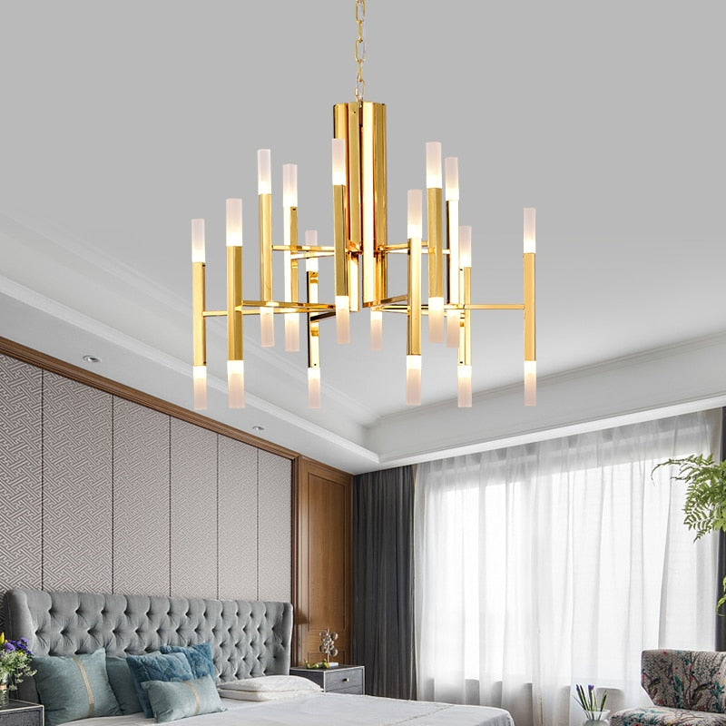 Nordic Style Postmodern Candle Chandelier