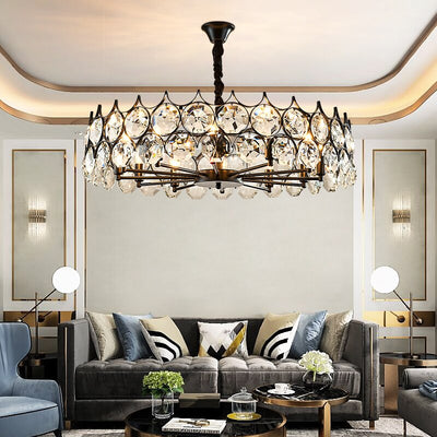 Luxurious Stainless Steel Golden Branch Chandelier