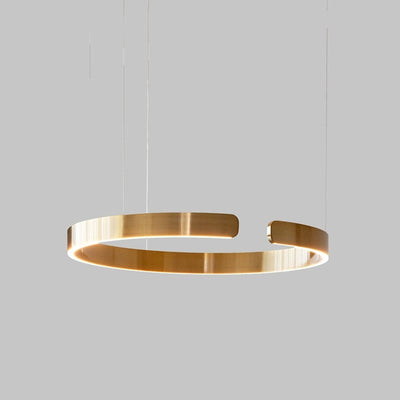 Golden Halo Hanging Lamp