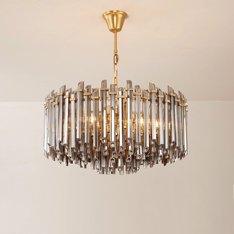 Luxurious Crystal Tubellar Chandelier