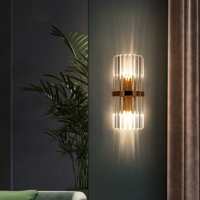 Crystal Glass Wall Lamp