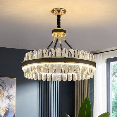 Luxurious Postmodern Crystal Chandelier