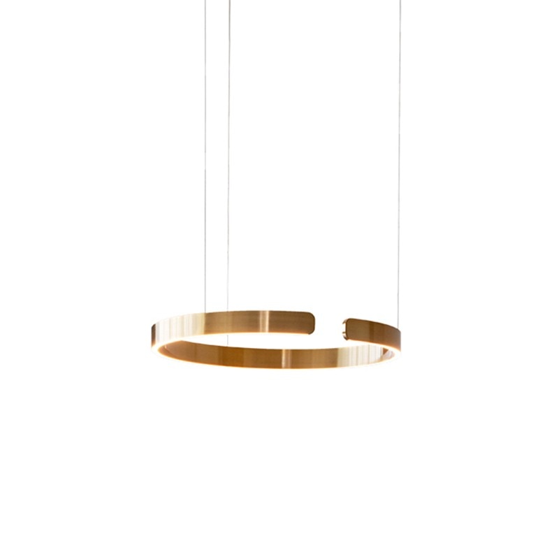 Golden Halo Hanging Lamp