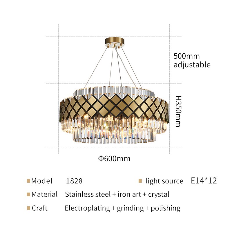 Luxurious Crystal Pandora Chandelier