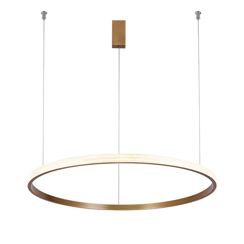 Modern Style Smooth Circle Chandelier