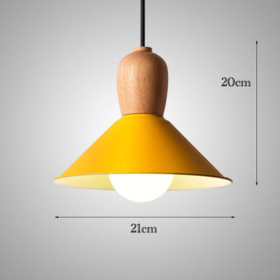 Retro Design Modern Colored Ceiling Light