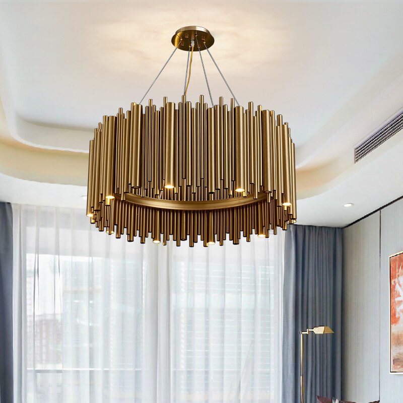 Modern Style Stainless Steel LED Chandelier