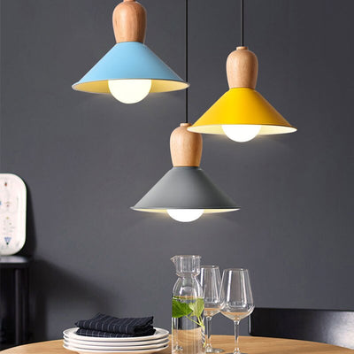 Retro Design Modern Colored Ceiling Light