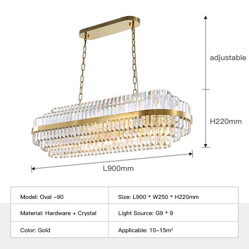 Luxurious Crystal Golden Treasure Chandelier