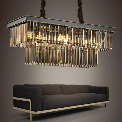 Luxurious Classic Style Amber Chandelier