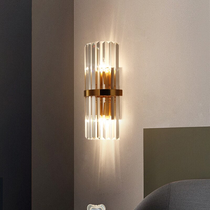 Crystal Glass Wall Lamp