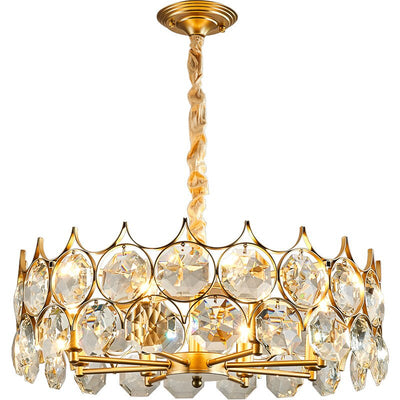 Luxurious Stainless Steel Golden Branch Chandelier