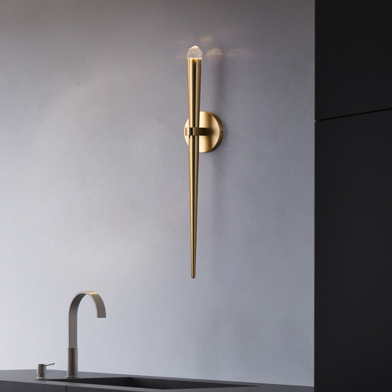 Golden Torch Wall Lamp